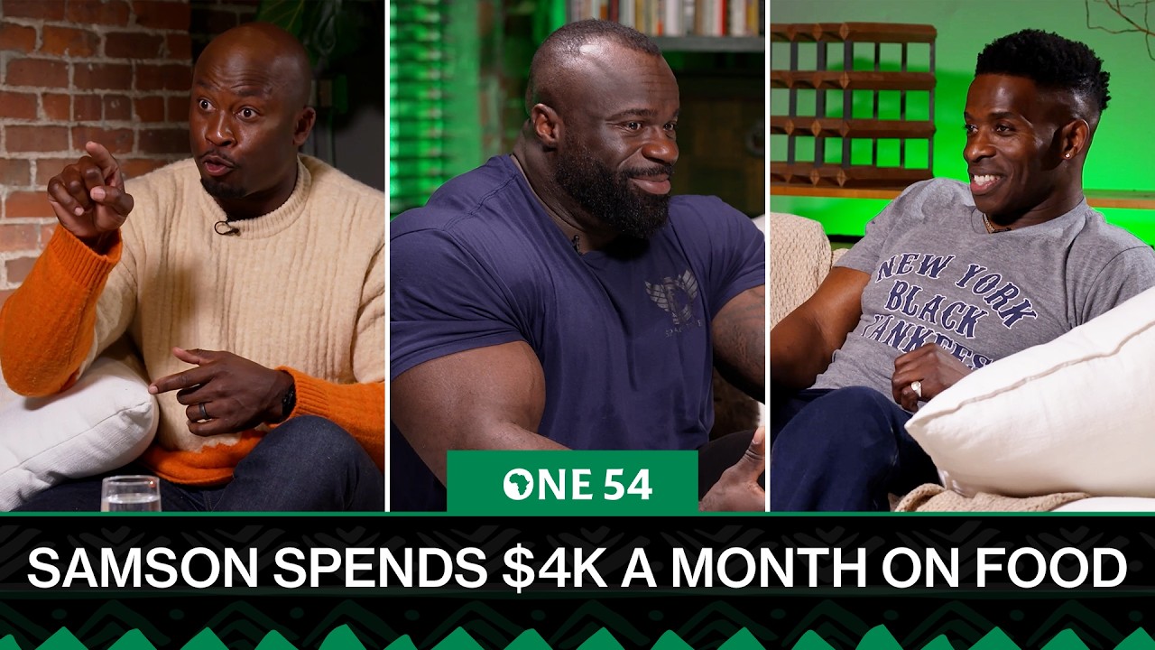 Mr. Olympia Samson Dauda Spends $4.8K A Month On Food For Himself | One54 Africa Podcast
