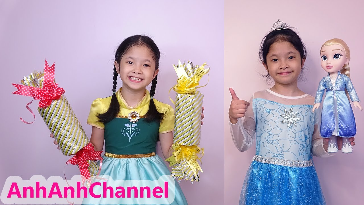 Elsa và Anna Đón Valentine, Tặng Quà Valentine - AnhAnhChannel