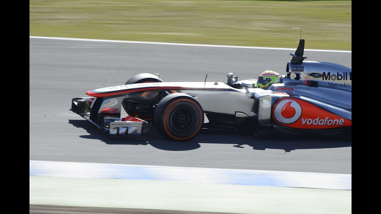 F1 TESTING 2013 Jerez Good Engine Sound