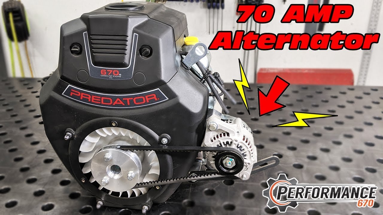 Установка комплекта генератора Predator 670cc
