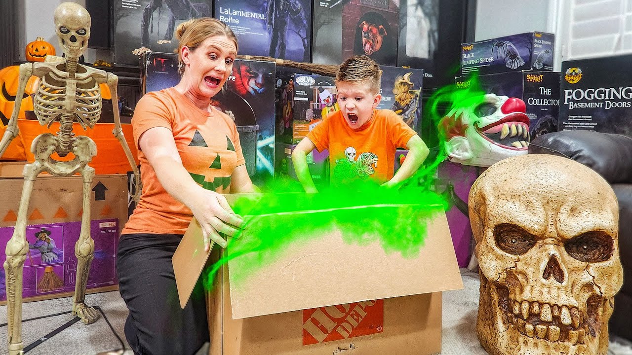 What's Inside the HALLOWEEN BOX?!?! New 2024 Decorations!