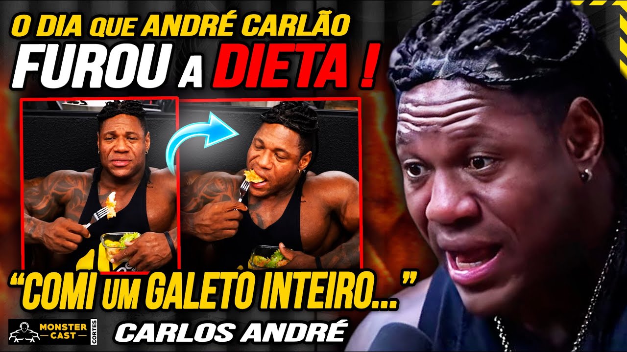 CARLÃO NÃO ESTÁ SEGUINDO a DIETA do PACHOLOK !? CARLOS GALETO!!! | CARLOS ANDRÉ