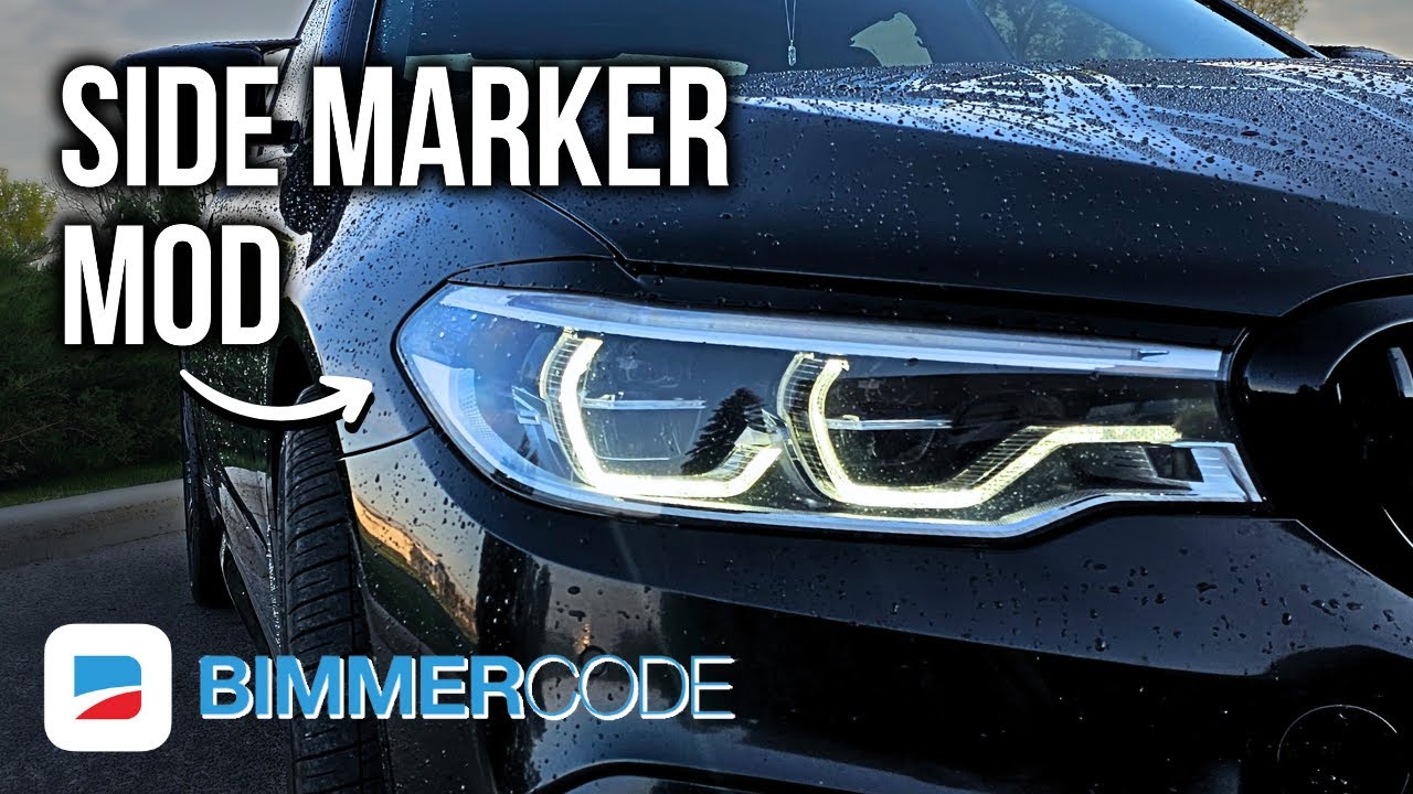 Модификация светодиодных габаритных огней BMW с использованием Bimmercode