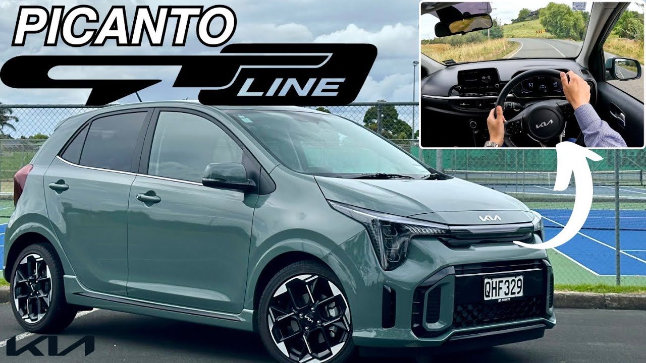 Kia Picanto 2024 Facelift│NZ POV Drive Review│GT-Line 1.25L│83hp 122Nm│