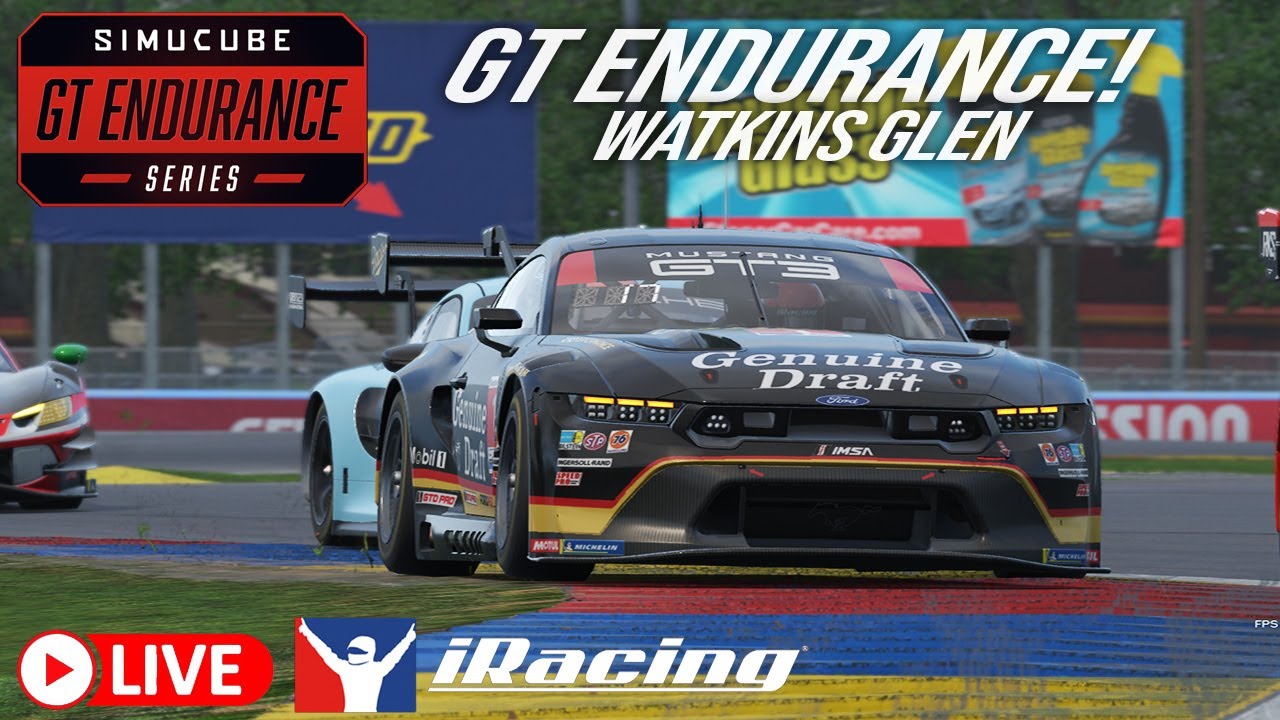 Iracing Live! Simucube GT Endurance Series at Watkins Glen !