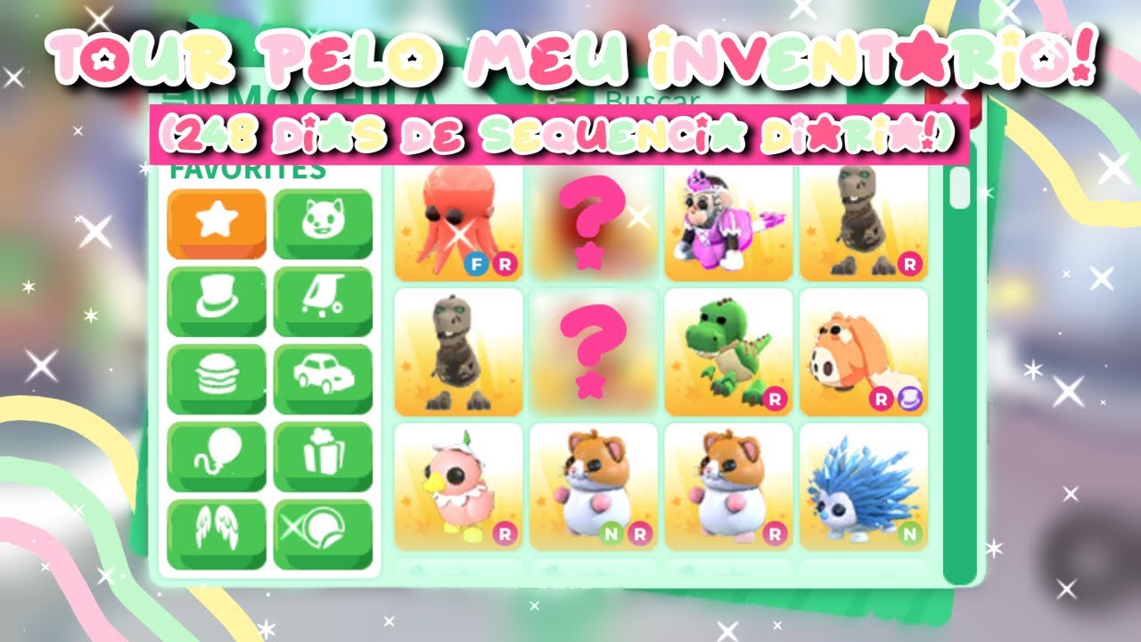 🍓 Meu Inventário COMPLETO no Adopt Me! | Tour 2025 🍓