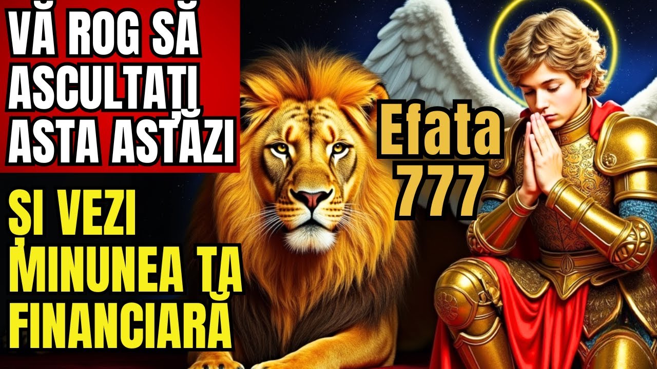 Te implor să asculți asta! ✨ 777 Efatá - Miracolele Sfântului Mihail Arhanghelul vor veni asupra ta