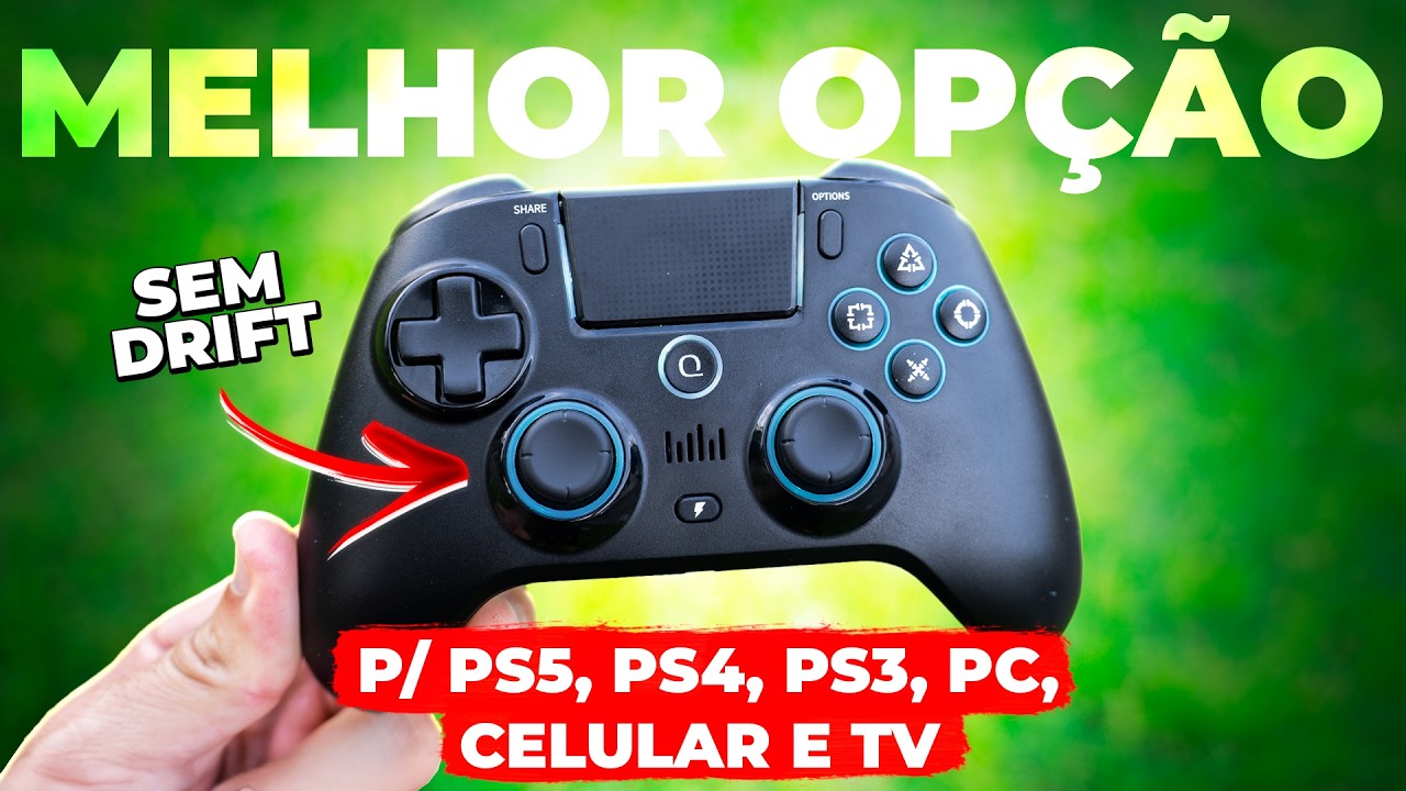 O MELHOR CONTROLE ALTERNATIVO PRA PS5, PS4 E PS3! QRD SPARK N5 é top, mas... VALE A PENA?