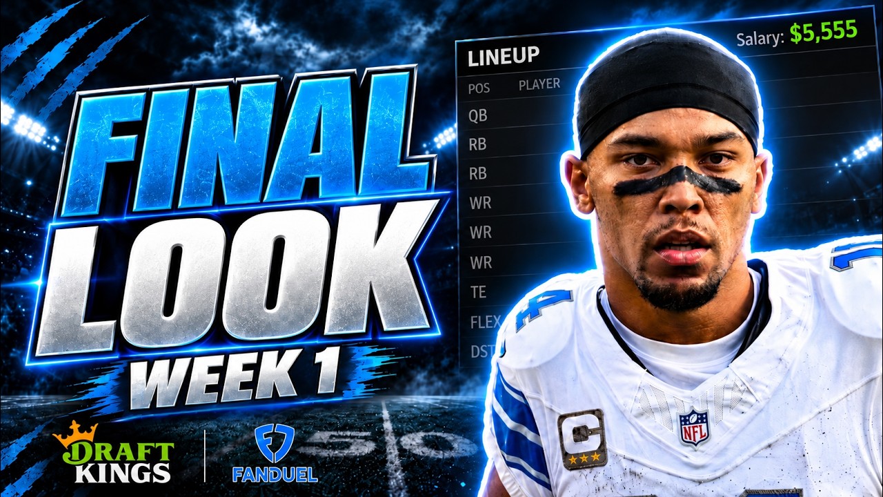 NFL, 1-я неделя: финальный обзор DFS | DraftKings и FanDuel