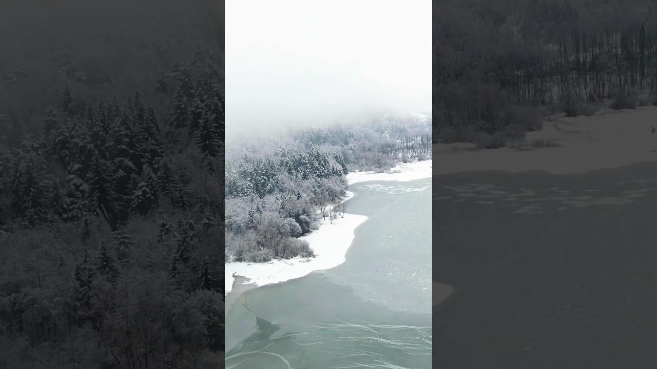 Iarna la Barajul Firiza, Maramureș 🌨❄️ 