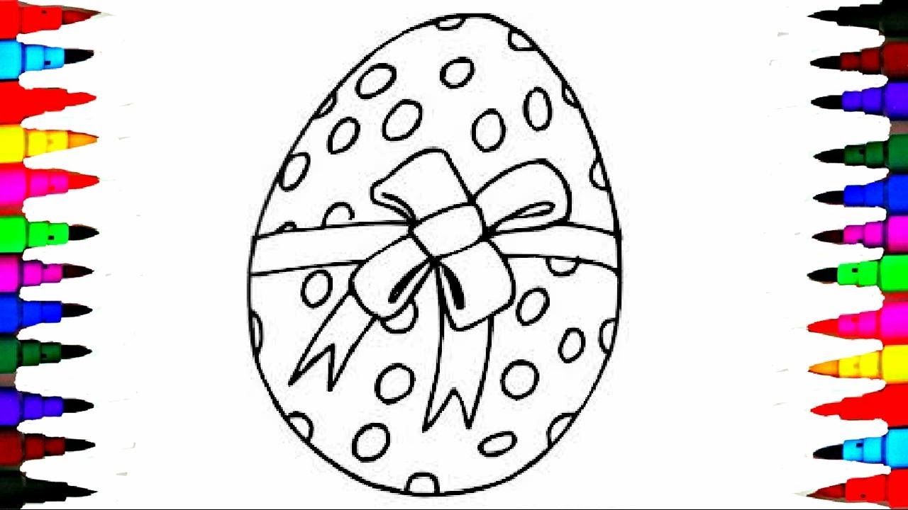 Learn Colors Videos For Children Easter Egg Surprise Coloring Pages l Learning Rainbow Colors