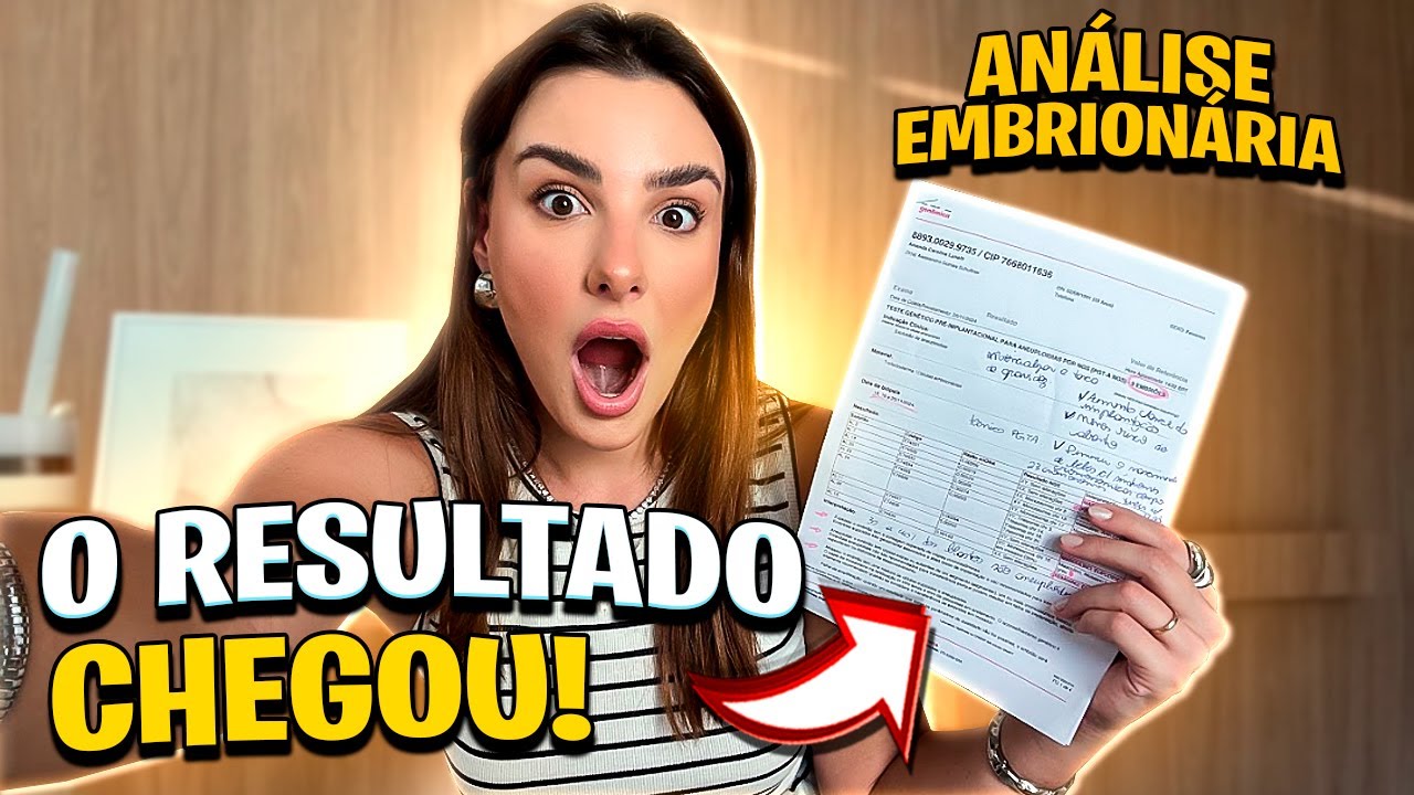 JÁ POSSO ENGRAVIDAR? Resultado da ANÁLISE EMBRIONÁRIA - Diário da FIV Ep.08 | Amanda Lunelli