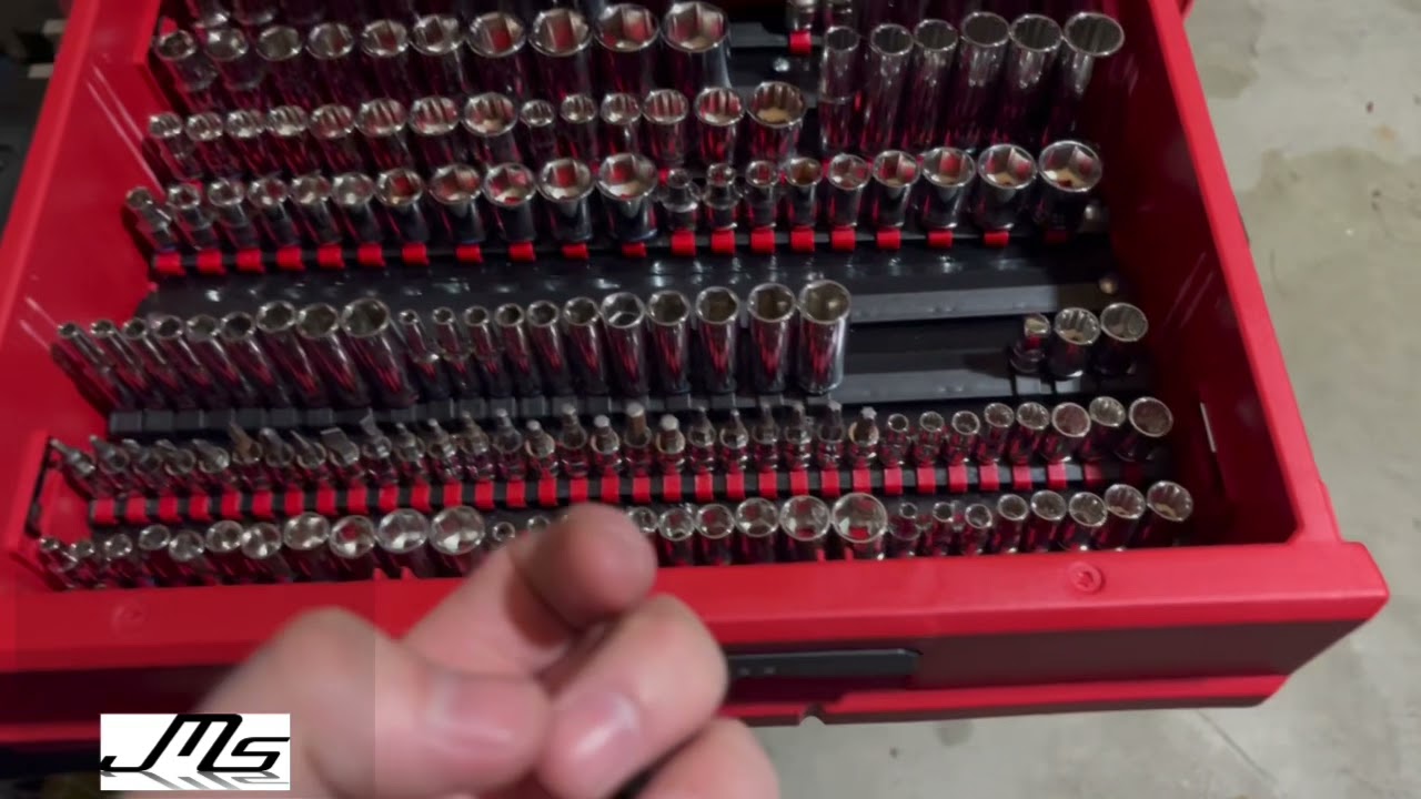 Milwaukee Packout 3 Drawer. Socket Drawer