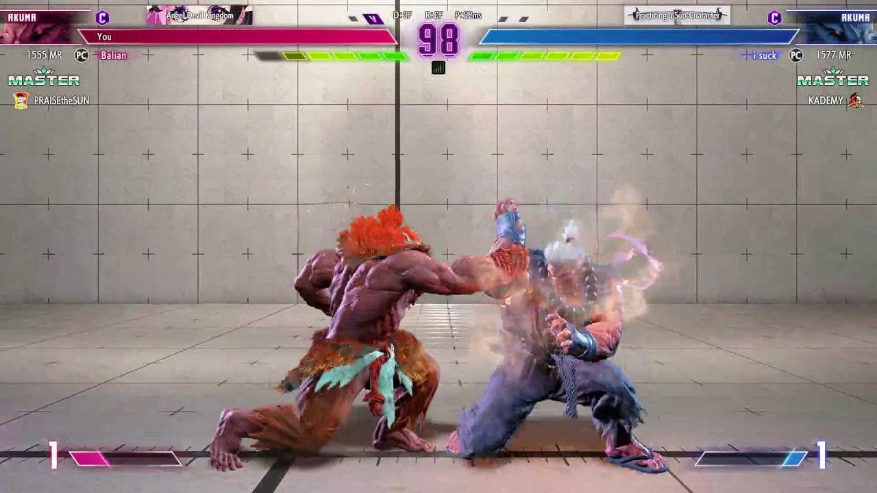 Grand master akuma climbing ranks