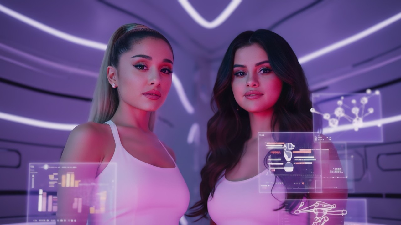 Selena Gomez & Ariana Grande - Think Twice Before You Kiss Me