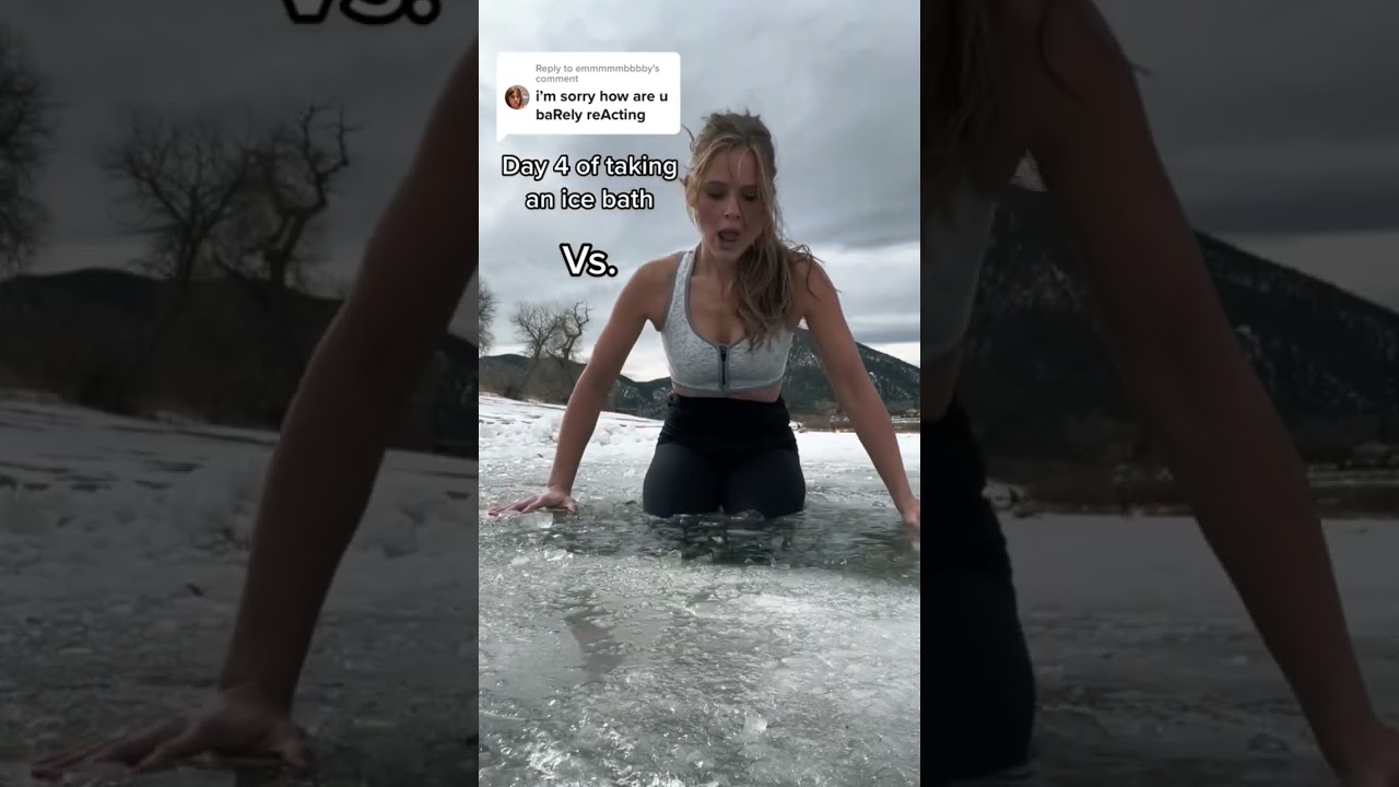 Just a lot of practice&hellip; #icebath #coldplunge #coldtherapy #shorts #icequeen