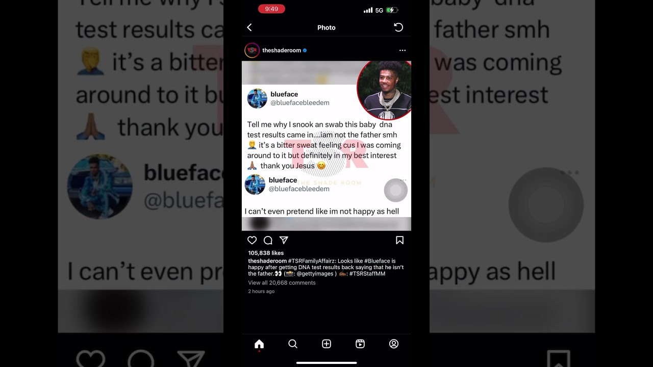 Blueface takes a DNA Test and finds out ChriseanRock Baby is not His 😮 #chriseanrock #blueface
