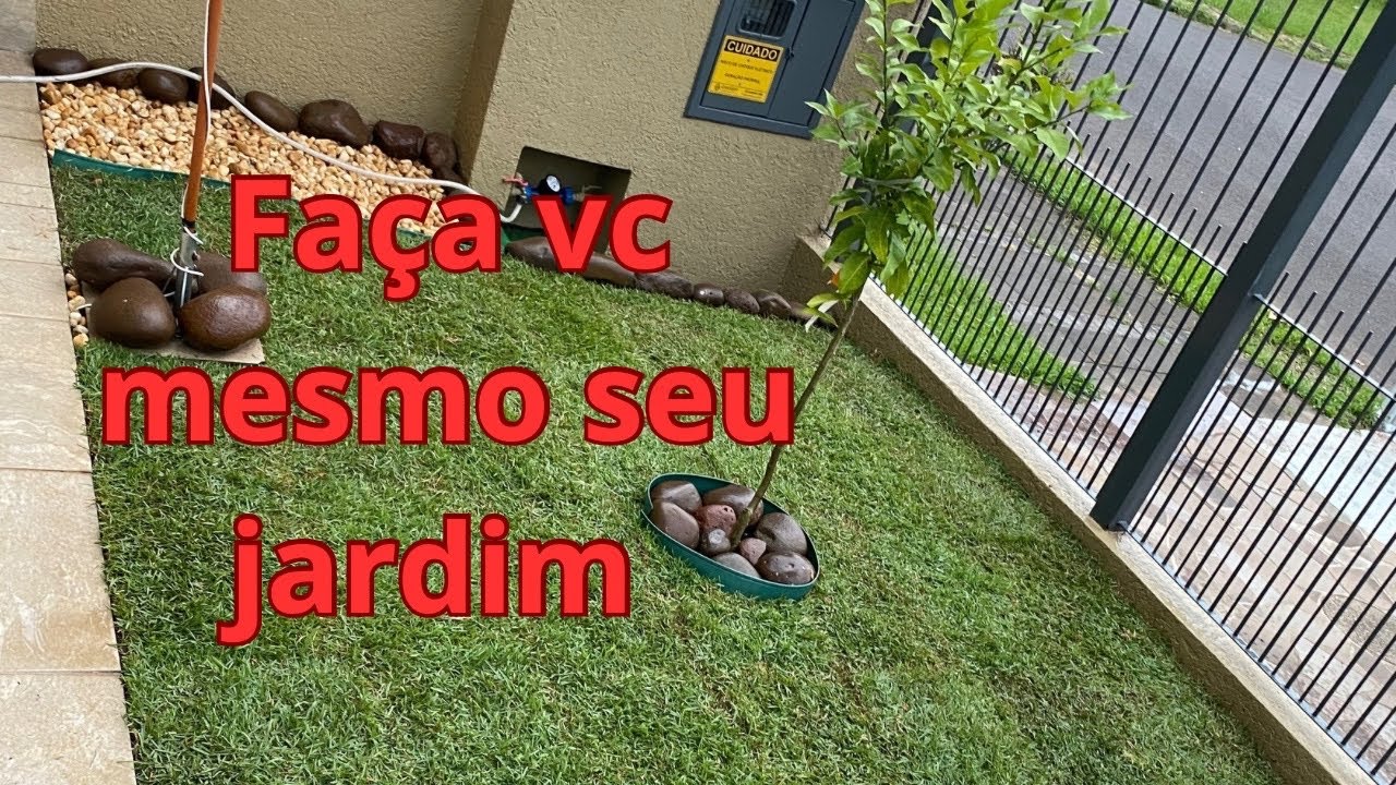 Jardim pequeno mas elegante #jardinagens #jardim #jardineiro #rstolentino
