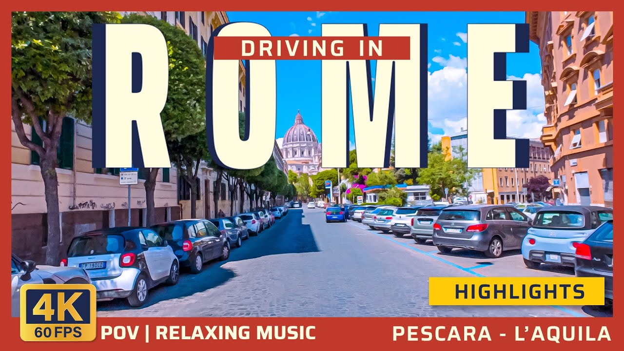 Beautiful Rome 4K | Best of Colosseum, Vatican & Trastevere | Cinematic Highlights & Music