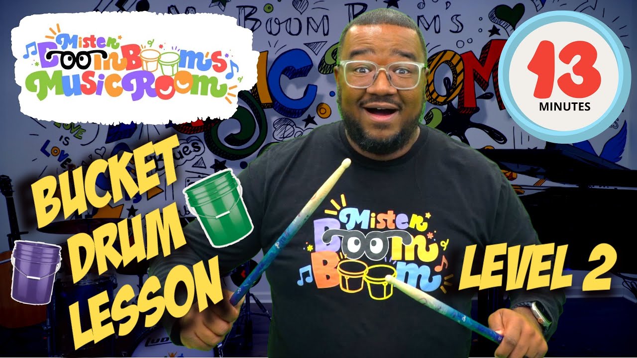 🎶 Bucket Drumming Lesson for Kids & Beginners: 