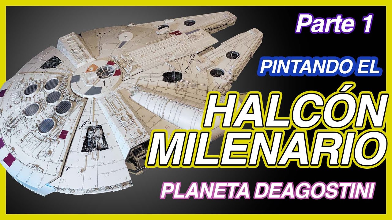 Halcón Milenario Planeta DeAgostini - Cómo pintarlo igual que al de la película [parte 1]
