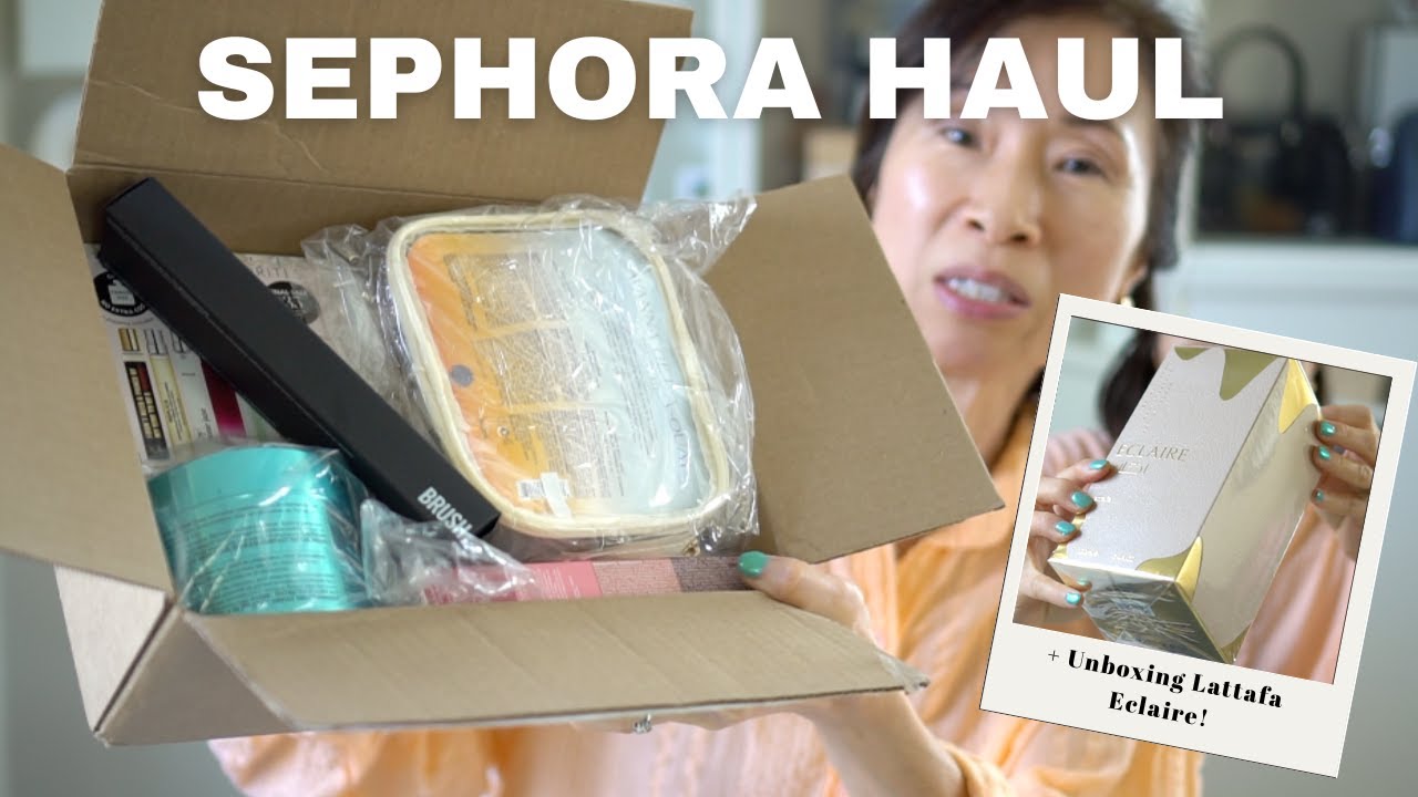 Распаковка Sephora Haul + Lattafa Eclaire
