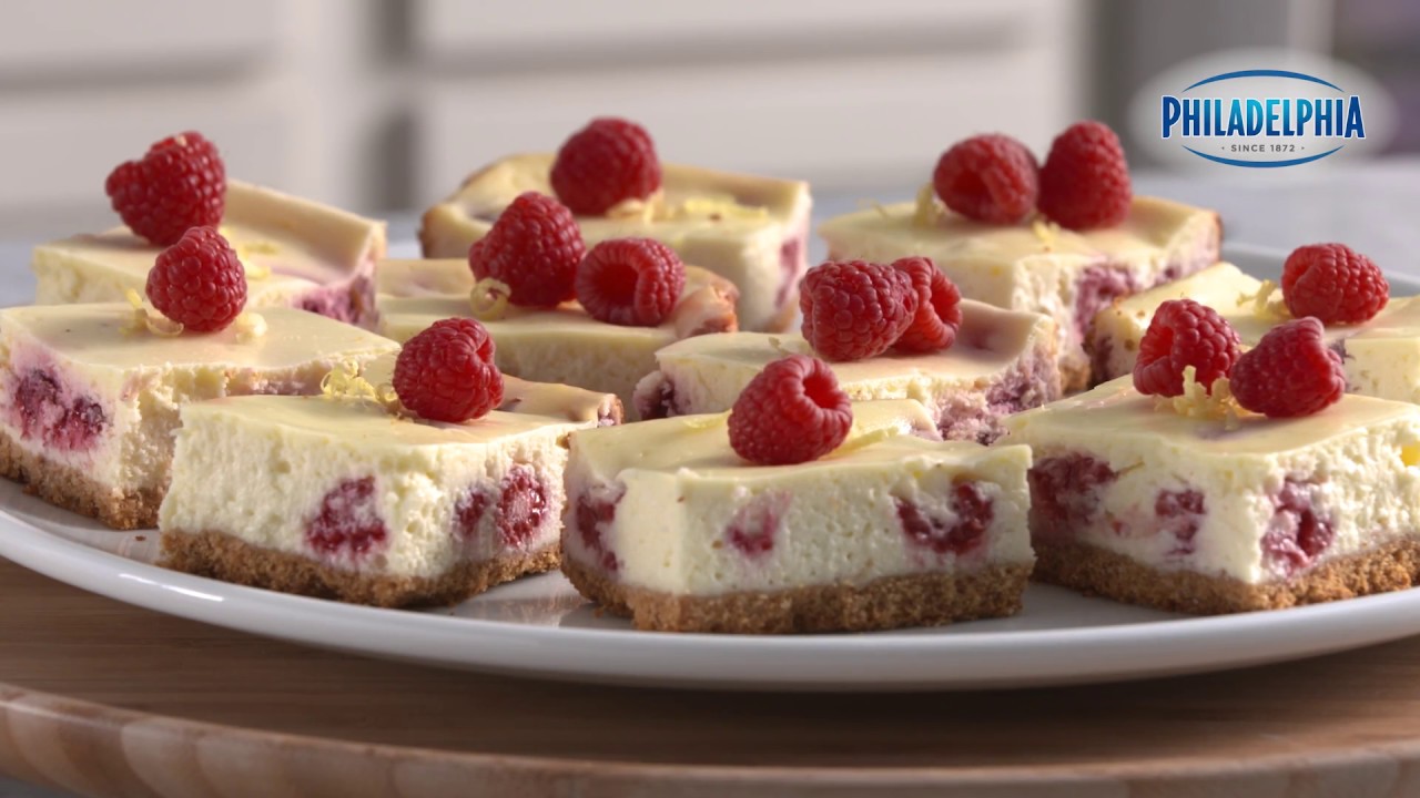 Fresh Raspberry-Lemon Cheesecake Bars