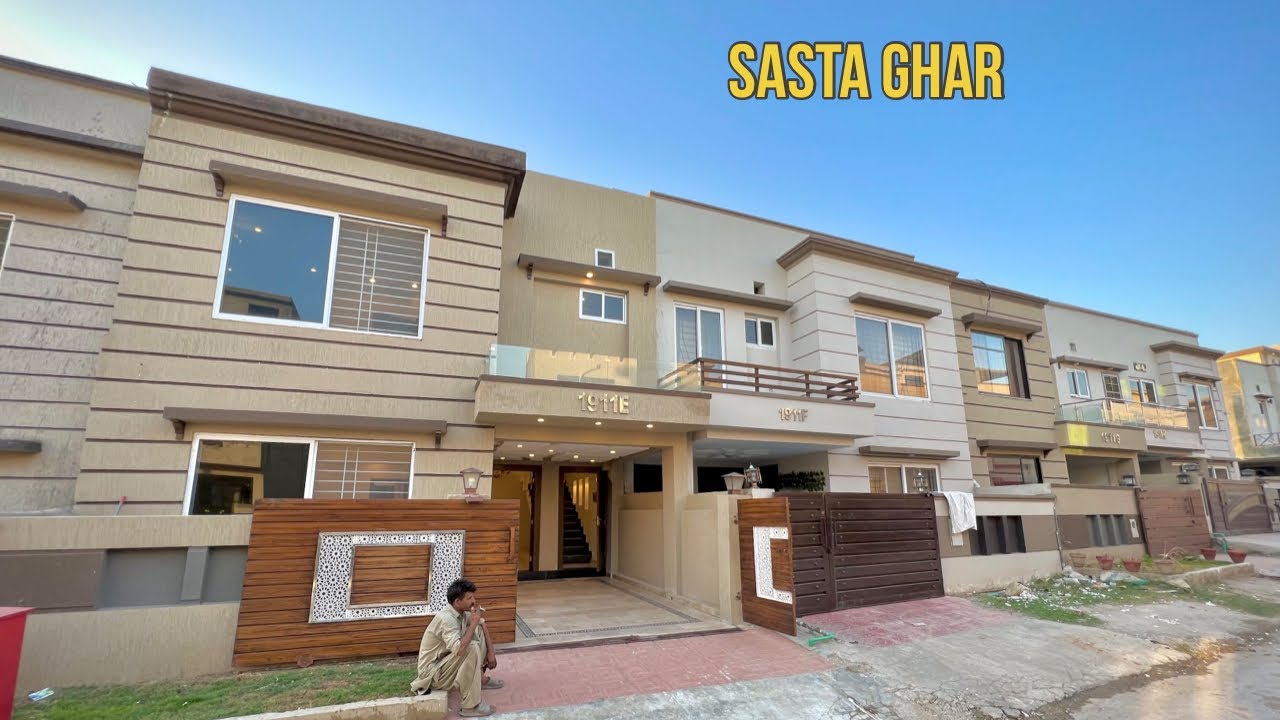 6 Marla Brand New House For Sale In 1 Crore 80 Lacs In Bahria Town Phase 8 Rawalpindi - Sasta Ghar