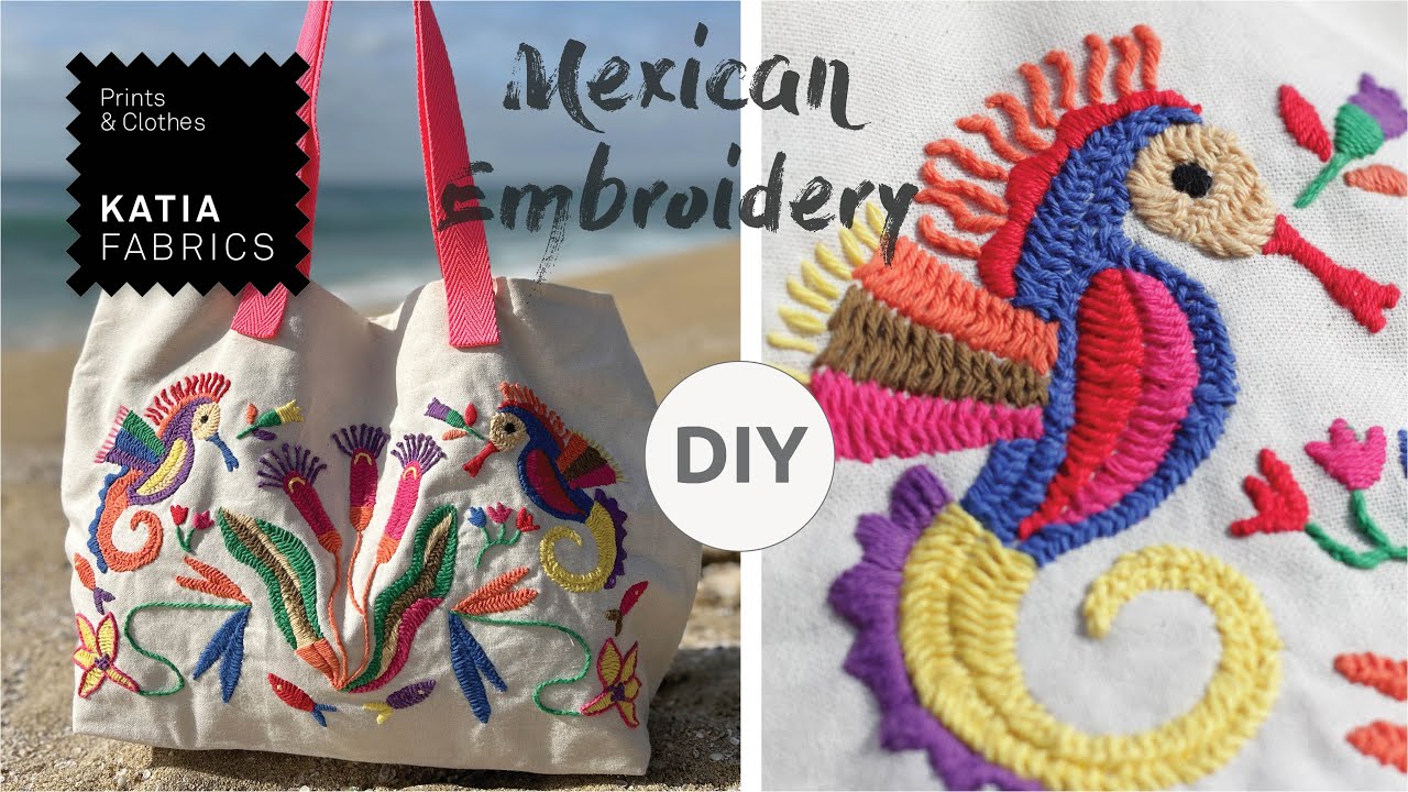 ✨ Aprende Bordado Tenango | Tutorial Paso a Paso 🪡🧵