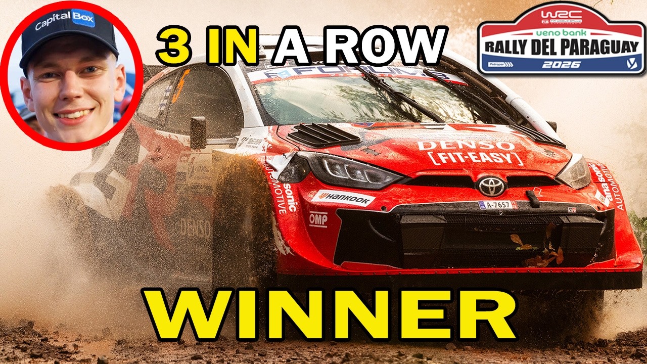 WRC Rally del Paraguay 2026 WINNER Sami Pajari 🏆