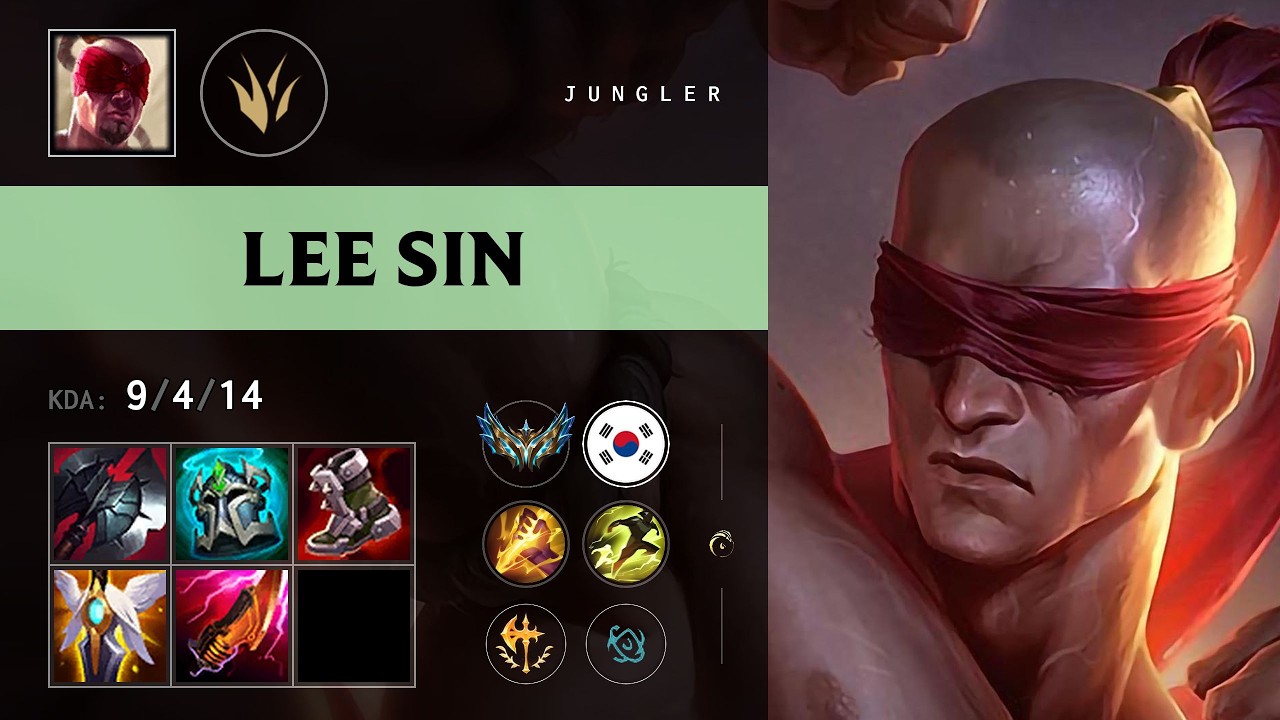 Lee Sin Jungle vs Hecarim - KR Challenger Patch 26.18
