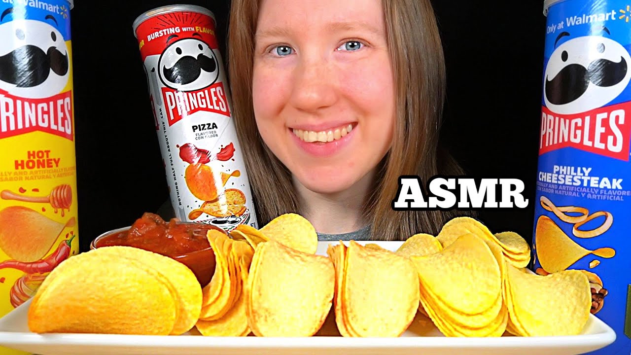 ASMR PRINGLES MUKBANG (No Talking) EATING SOUNDS