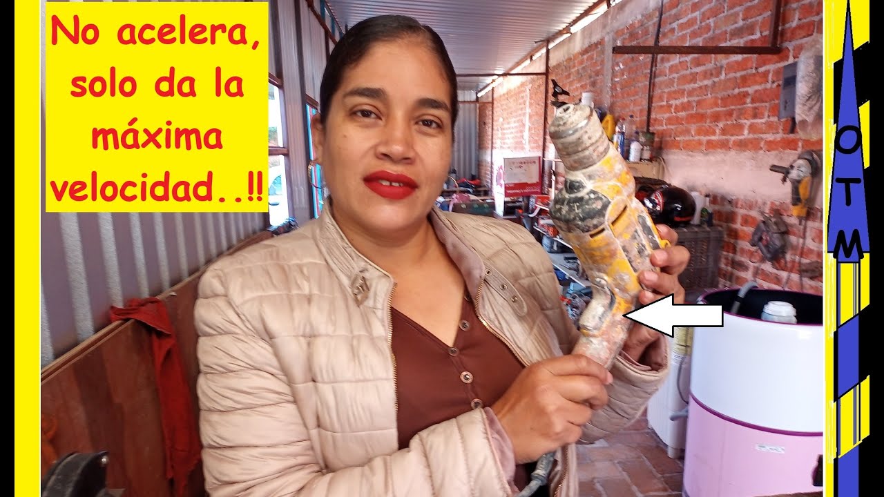 Reparación de taladro DeWalt que no acelera progresivamente