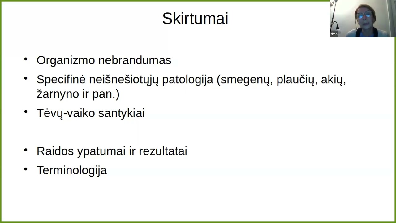 Seminaras „Neišnešiotų naujagimių raidos specifika ir poreikiai“