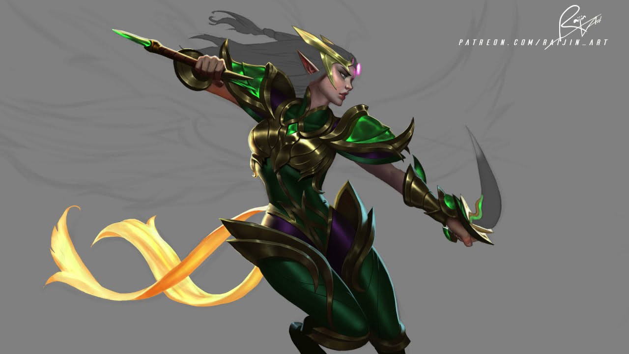 Timelapse - League of Legend: Kayle