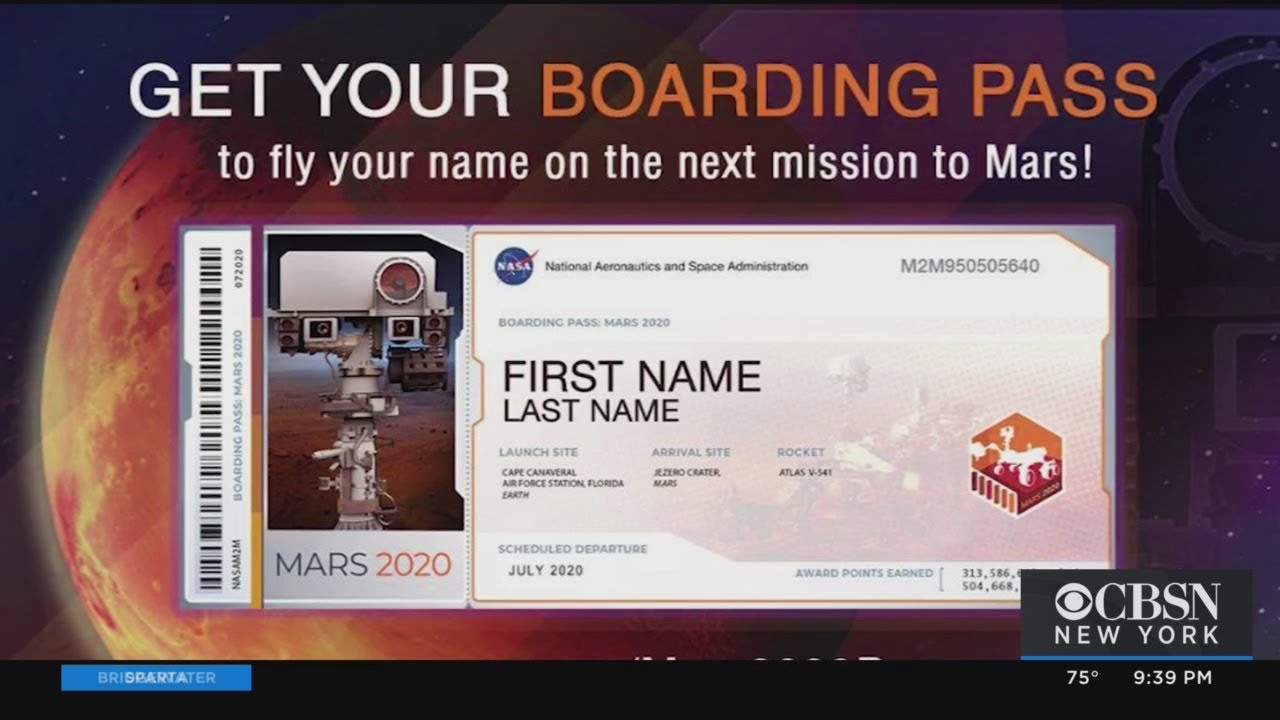 NASA Will Send Your Name To Mars