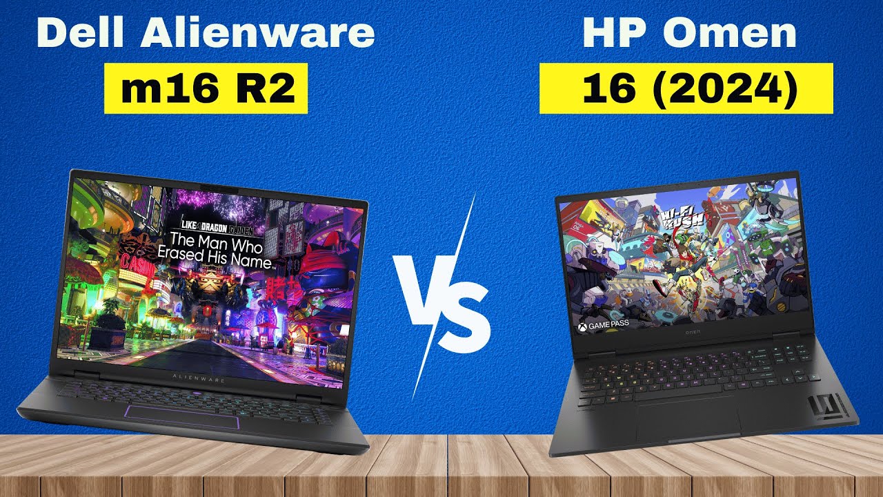 Dell Alienware m16 R2 vs HP Omen 16 2024
