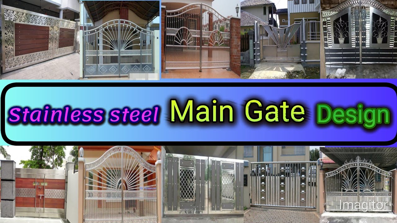 Stainless steel main gate design | stainless steel main door design
