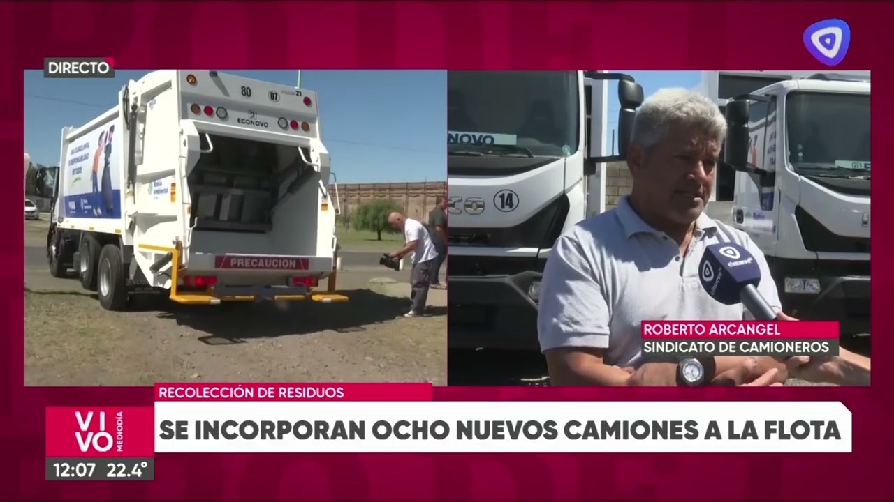YA FUNCIONAN LOS 8 CAMIONES NUEVOS DE SAPEM