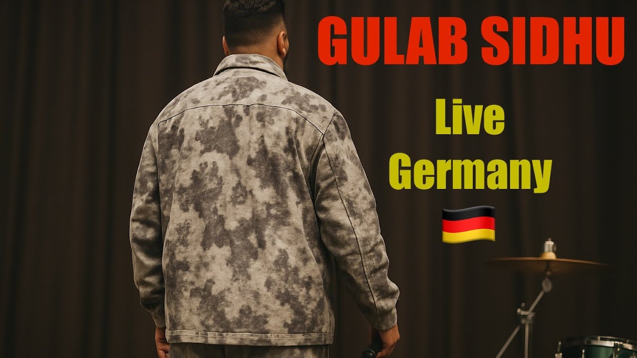 Gulab Sidhu Live in Germany 🇩🇪 | Full Punjabi Vibe in Chemnitz Show!