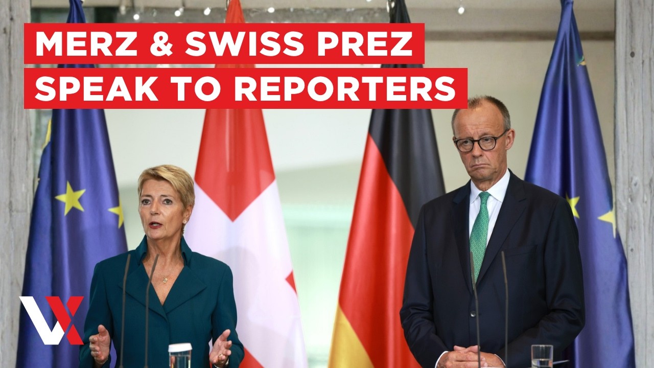 LIVE | Friedrich Merz & Swiss President Guy Parmelin Speak To Reporters After Talks | VERTEX