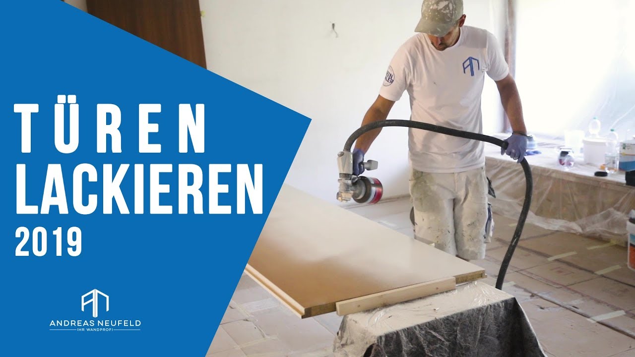 Türen lackieren / Spritzen XVLP Farbsprühsystem