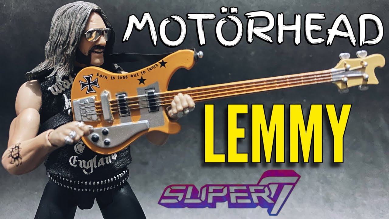 T210: Unboxing y Reseña: LEMMY KILMISTER: MOTORHEAD: Super7 Ultimates!