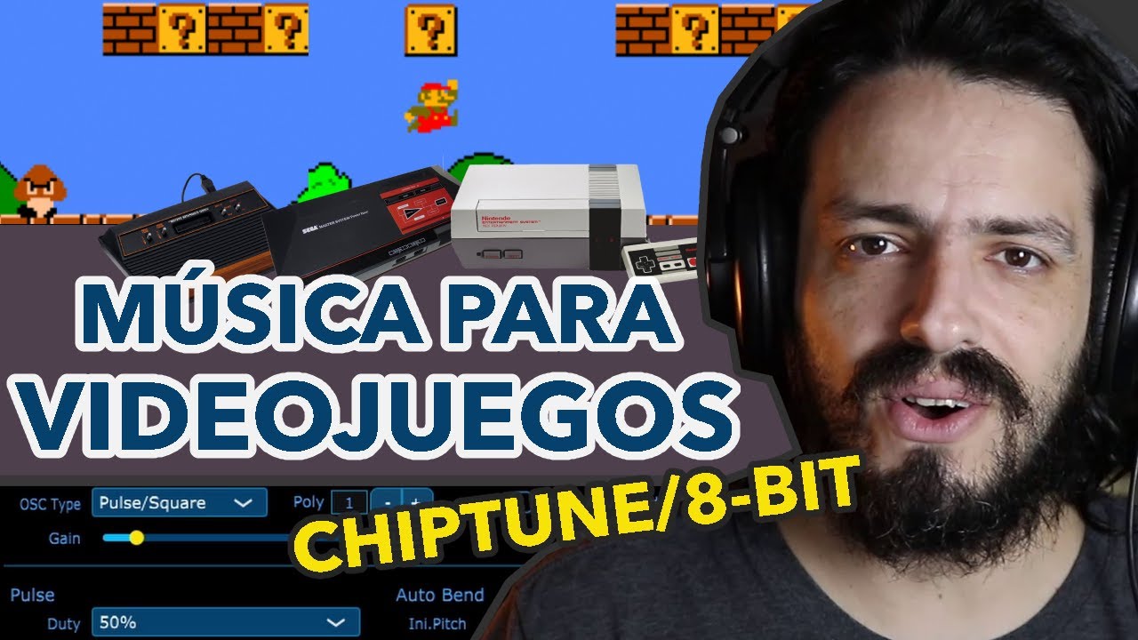 Crea M&Uacute;SICA para VIDEOJUEGOS: CHIPTUNE/8-BIT