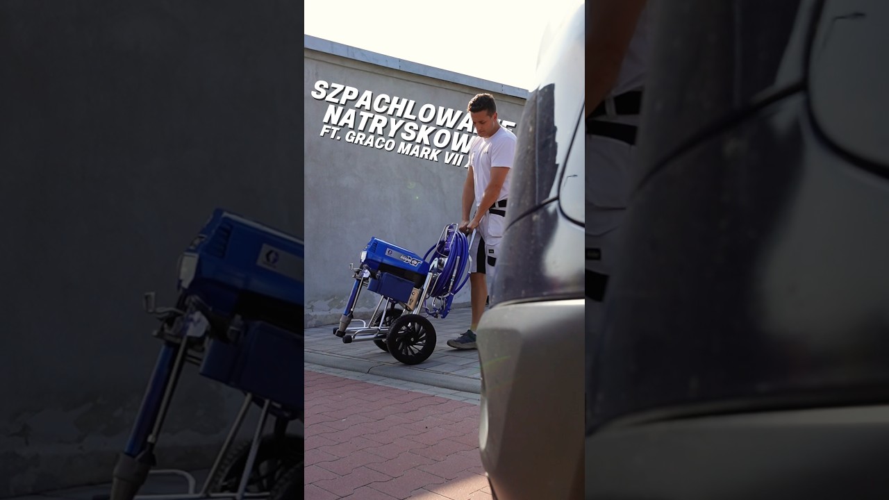 Szpachlowanie natryskowe Graco Mark VII XT #szpachlowanie #szpachlowanienatryskowe
