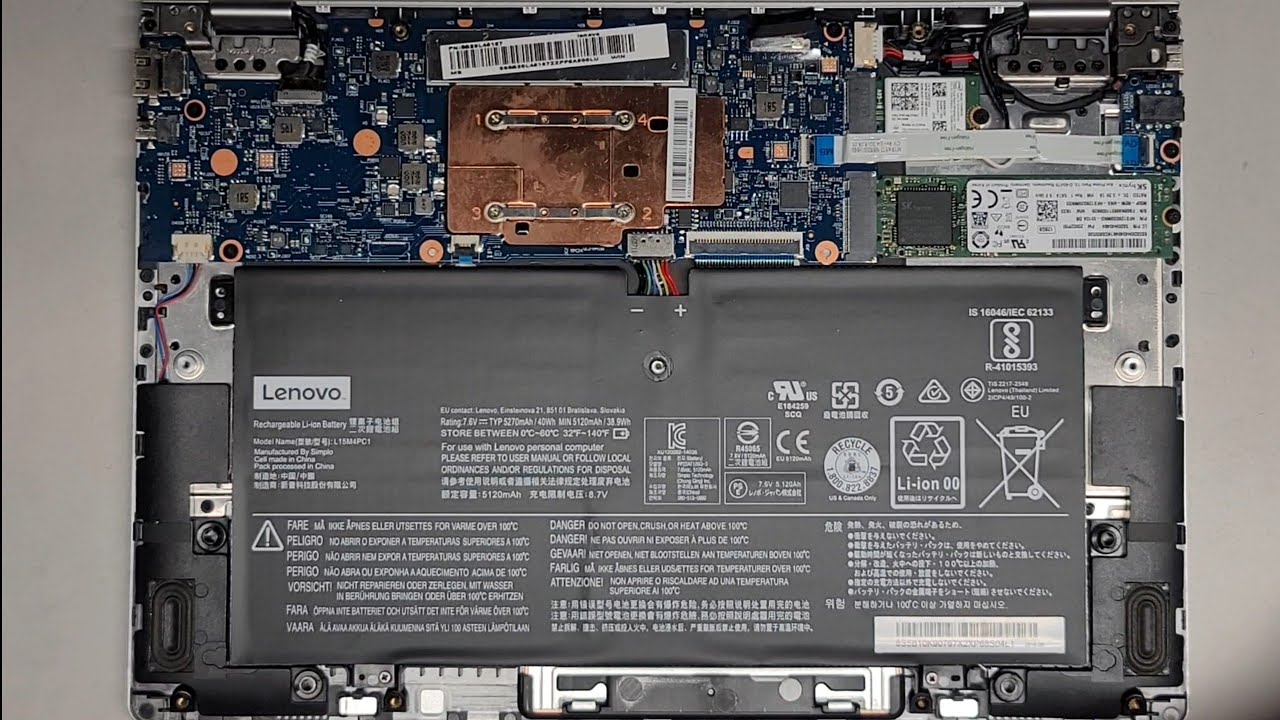 Lenovo Yoga 710-11ISK Disassembly SSD Hard Drive Upgrade Battery Replacement Repair Look Inside