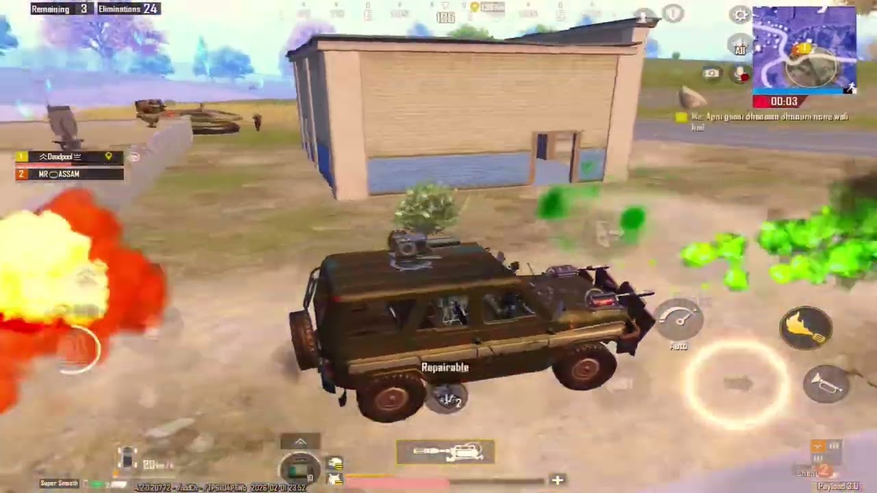 M202 Panic in Last Zone Enemies surrendered BGMI payload Chaos🔥