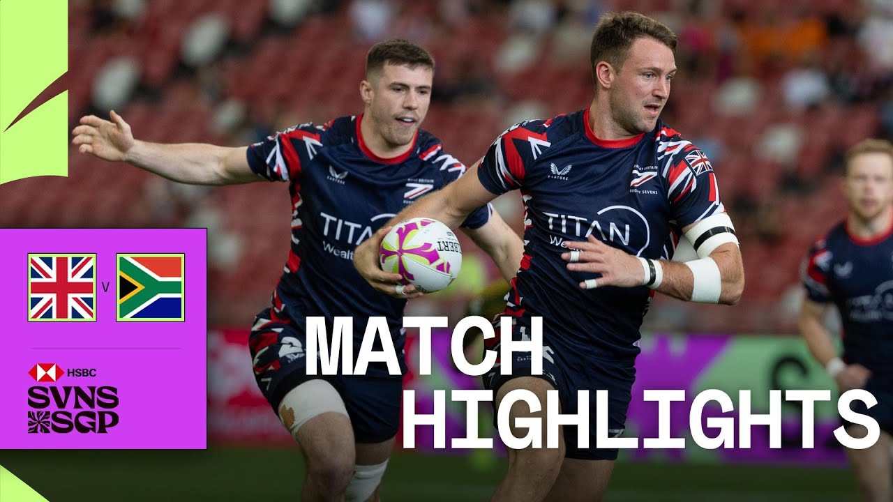 GB STUN the Boks 😱 |Great Britain v South Africa | HSBC SVNS Singapore 2025 | Men's Match Highlights
