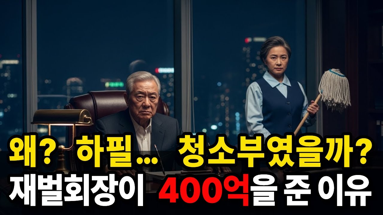 [제6화] 재벌회장이 400억을 청소부에게 맡긴 진짜이유 | 30년 청소하던 그에게 일어난 기적같은 사연