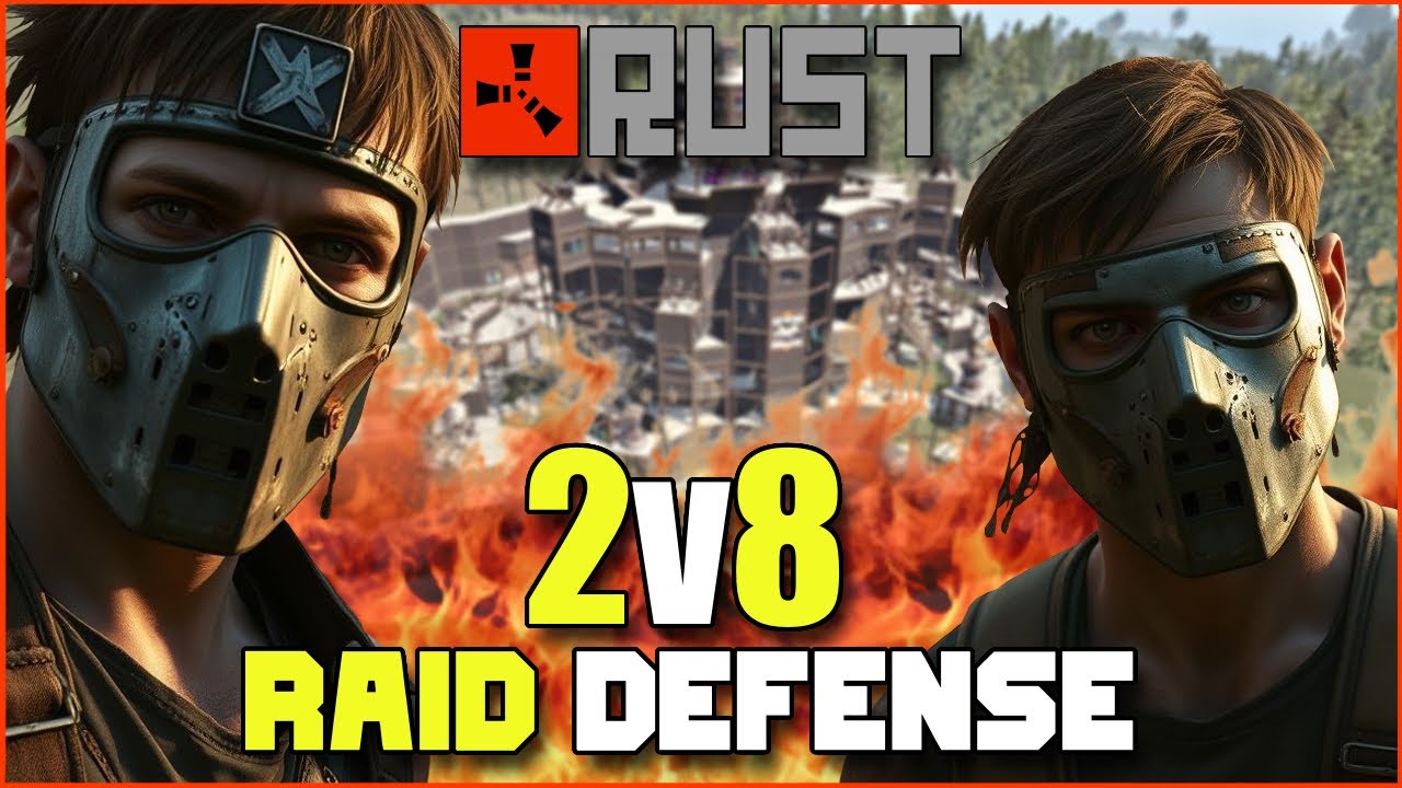 2v8 Online Raid Defense - Rust Console